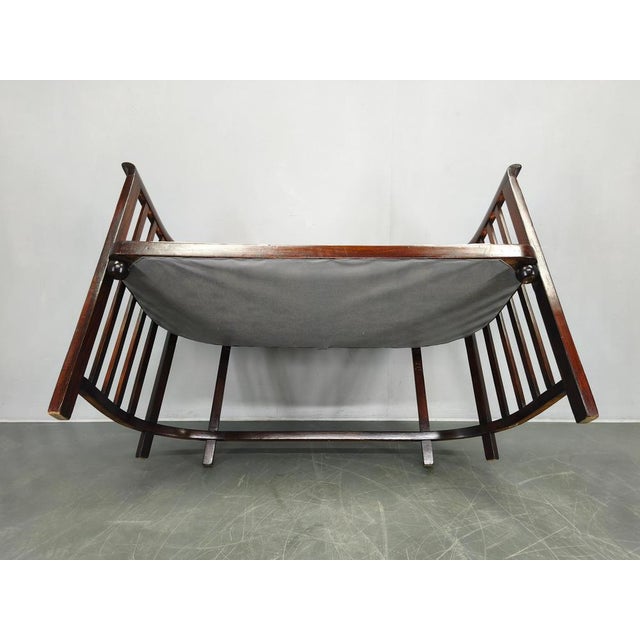 Vintage Beech Sofa by Josef Hoffmann, 1920s For Sale - Image 15 of 16