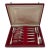 A Vintage New Set of 9 Silver Pastry Forks, Art Deco For Sale