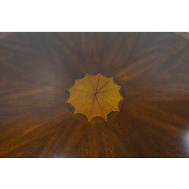 Round Traditional Pedestal Dining Table For Sale - Image 12 of 14