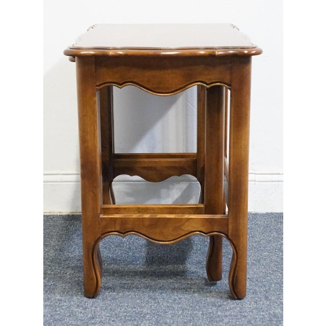 Ethan Allen Country French Collection Solid Birch Accent Nesting End Tables 26-8305 For Sale - Image 10 of 18