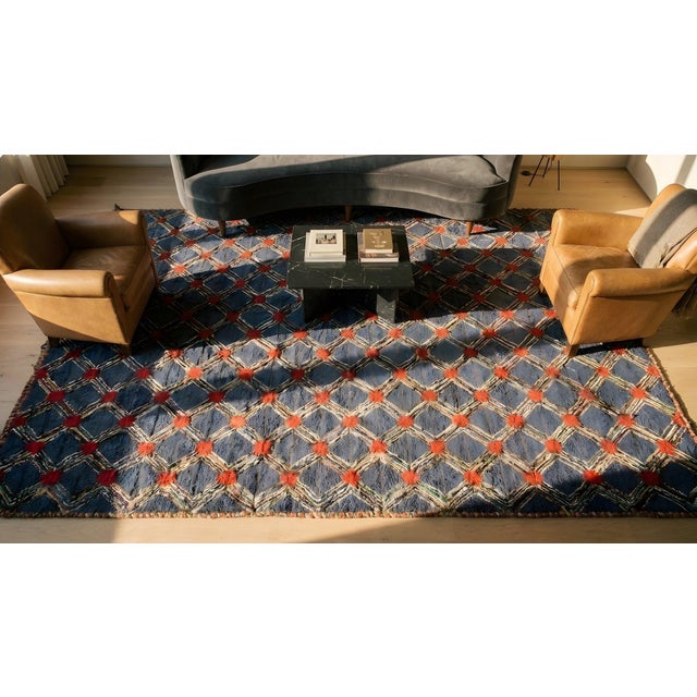 Textile Mid 20th Century American Hooked Rug ( 8'6" x 11'6" - 260 x 350 ) For Sale - Image 7 of 9