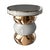 "Gradino" Side Table With Bronze and Stainless Steel, Handmade For Sale In Los Angeles - Image 6 of 8