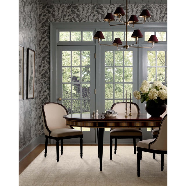 Textile Chris Loves Julia x Loloi Calvin Ivory / Oatmeal 18" x 18" Sample Rug For Sale - Image 7 of 7