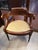 French Empire Style Cane and Wood Desk Armchair For Sale - Image 9 of 10