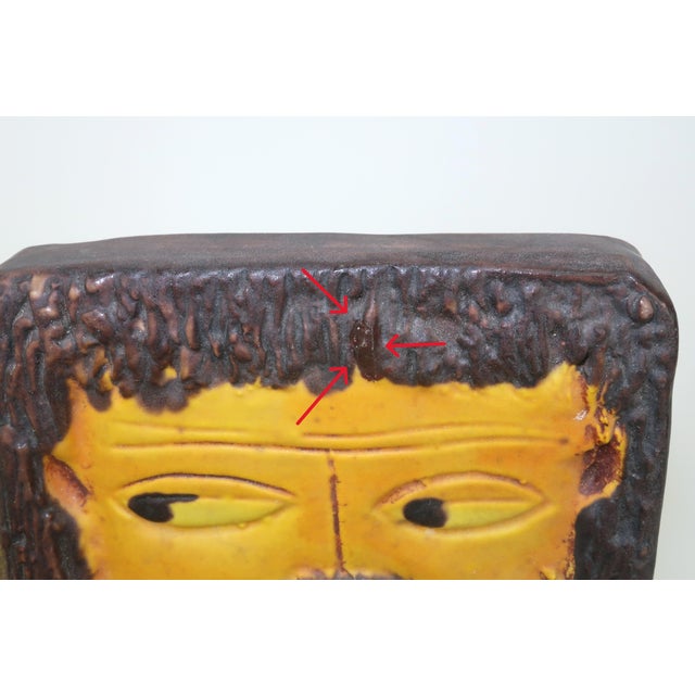 Marcello Fantoni for Raymor Caveman Couple Italian Art Pottery Shelf Sitter, 1960's For Sale - Image 14 of 16