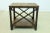 Modern Pair Distressed Wood & Metal Industrial End Tables For Sale - Image 3 of 8