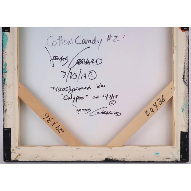 Offered for sale is a vibrant, original painting by acclaimed contemporary American artist Jonas Gerard (1941–2025),...