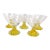 1960s Anchor Hocking Set of Five Ahc29 Champagne Glasses For Sale