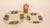 This Set of 2 Japan Ucagco 1960 Christmas Iridescent Holly Cookie Plate Stacked Tier Display was part of a set my parents...