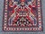 Red Antique Adler Kazak Rug c.1890-1920 Rare Mustache Design Caucasian Collectible For Sale - Image 8 of 8