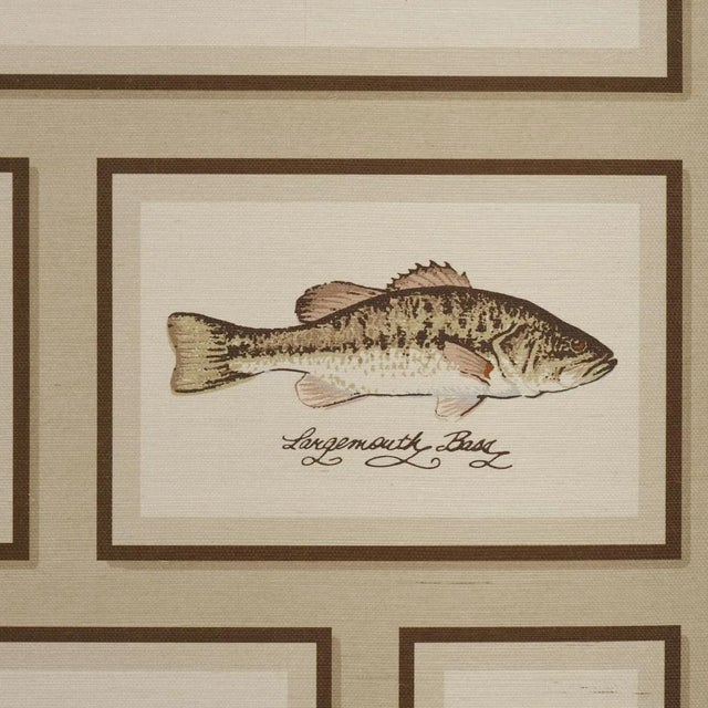 Schumacher SAMPLE - Schumacher Jamie's Trophies Sisal Wallpaper In Natural For Sale - Image 4 of 6
