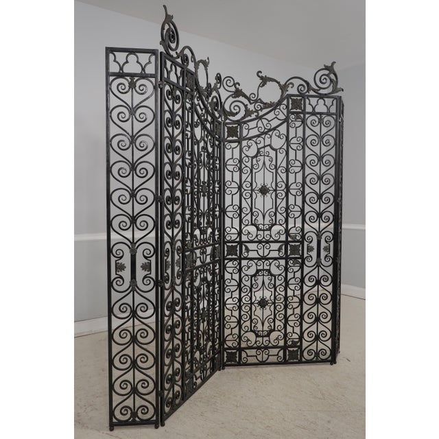 Age: Approx: 20 Years Old Details: Heavy Wrought Iron Construction High Quality Construction Bronze Mounted Details...