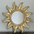 Offering a beautiful late-20th century sunburst wall mirror. This mirror was acquired at a brocante shop in Antwerp,...
