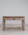 19th Century 19th Century France Antique White Wood Console Table For Sale - Image 5 of 11