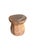 1970s Aged Javanese Teak Wood Side Table – Sculptural Organic Pedestal For Sale - Image 6 of 9