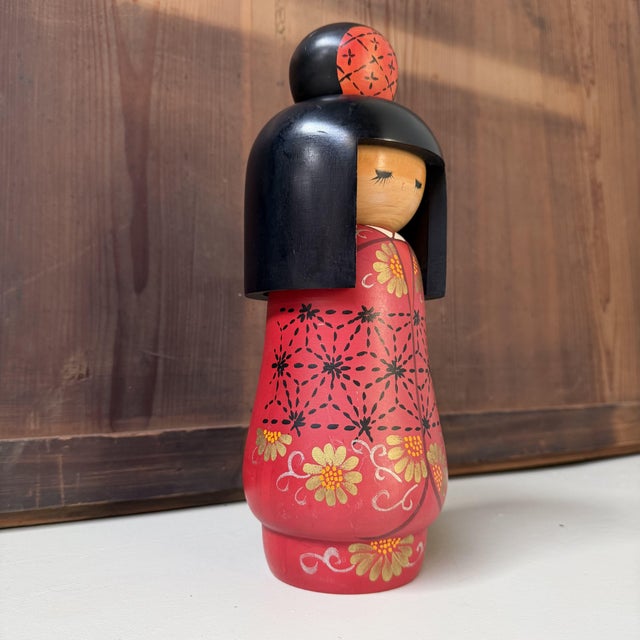 Vintage Sōsaku Kokeshi by Kazuo Takamizawa, 1980s For Sale - Image 6 of 9