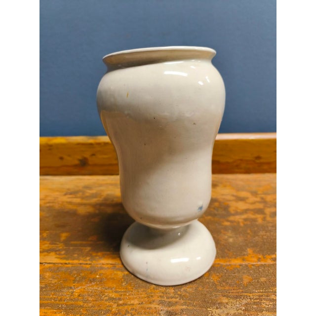 Ceramic Apothecary Jar with Latin Inscription, 18th Century-Early 19th Century For Sale - Image 5 of 17