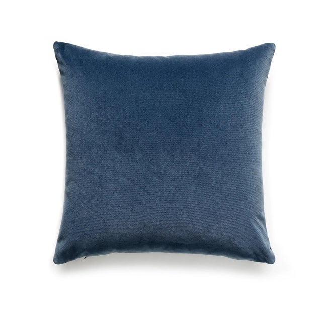 Contemporary The House of Scalamandré Indus Pillow, Ocean For Sale - Image 3 of 3