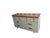 Mid-Century Modern Mid-Century Modern Walnut & Sage Green Lowboy Dresser Professionally Refinished For Sale - Image 3 of 8