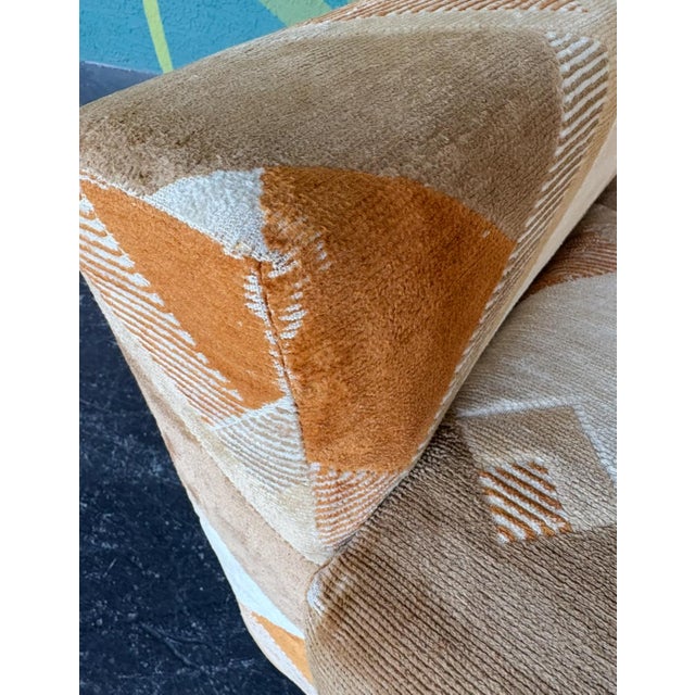 Textile Mid Century Velvet Sleeper Sofa For Sale - Image 7 of 14