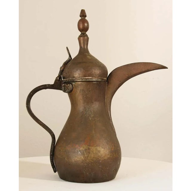 Late 19th Century 19th Century Middle Eastern Dallah Arabic Coffee Pot For Sale - Image 5 of 13