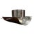 Vintage Brutalist Patinated Steel Wall Sconces - a Pair For Sale - Image 4 of 7