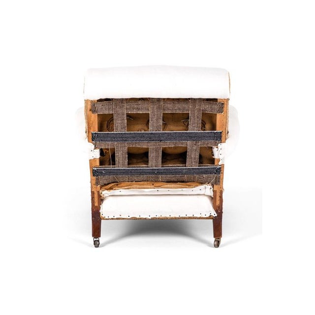 English Button Back Armchair, 19th Century For Sale - Image 5 of 14
