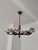 Art Deco Brass Alabaster Chandelier, 1930s For Sale - Image 12 of 18