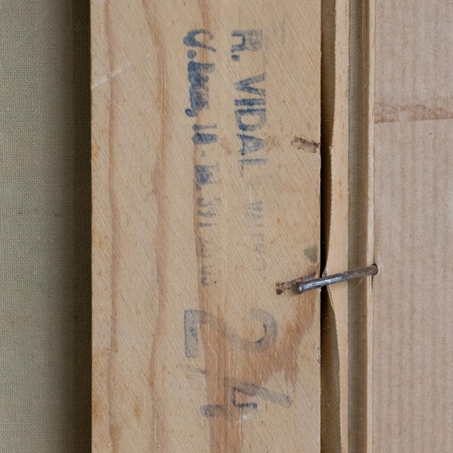 Ramiro Segrelle, A Soft Light of Sky, Original Oil on Canvas, 1980s For Sale - Image 10 of 11