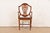Baker Furniture Style Federal Carved Mahogany Shield Back Dining Chairs, Set of Six For Sale - Image 12 of 13
