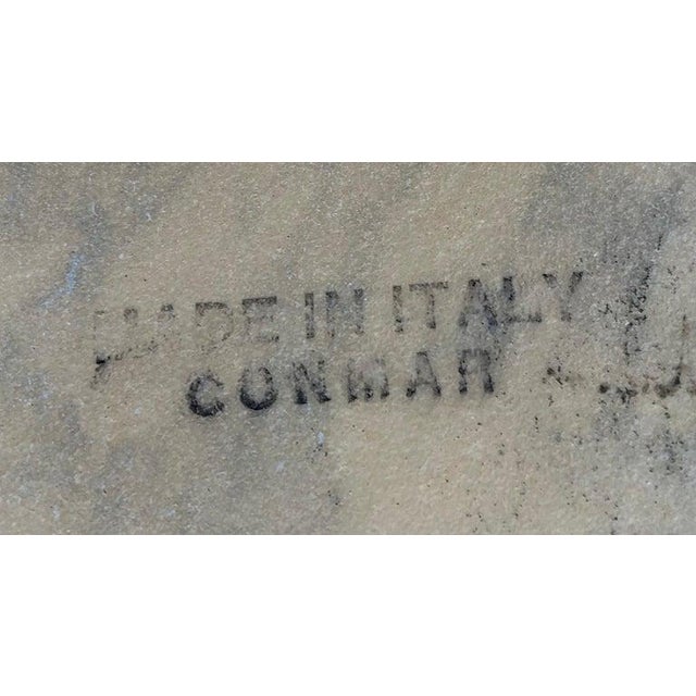 Italian Late 19th-Early 20th Century Louis XVI Style Giltwood and Marble Table For Sale - Image 10 of 10