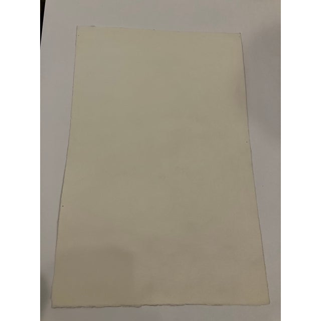 Contemporary 1980’s Original Contemporary Impressionist Amaryllis Watercolor Painting For Sale - Image 3 of 3