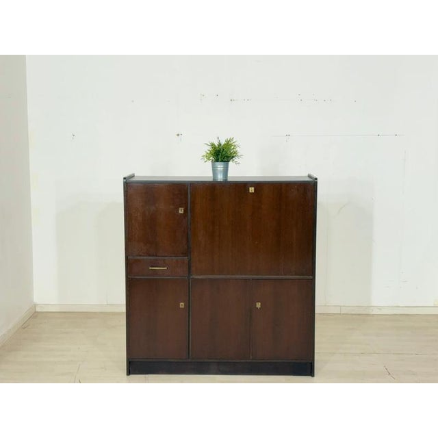 Mid-Century Writing Cabinet with Secretary in Mahogany, 1960s For Sale - Image 14 of 14