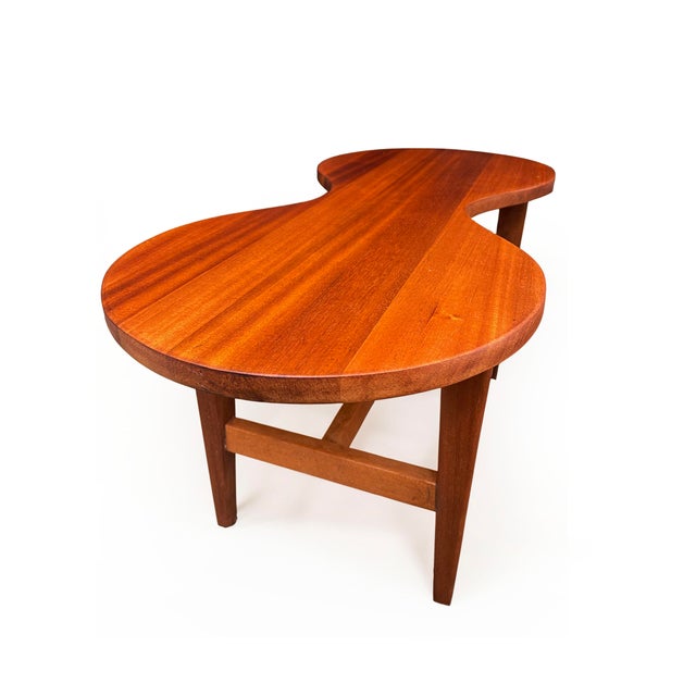Mid-Century Modern Biomorphic Coffee Table in Teak Wood, 1960 For Sale - Image 6 of 13