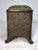 Rare Antique Ornate 1890 Cast Iron Jewel Chest (Coffin Bank) by Hart Co. Usa For Sale - Image 9 of 15