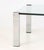Late 20th Century Italian Chrome and Glass Top Coffee Table For Sale - Image 5 of 7