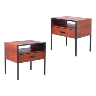 Modern Carelle Teak Nightstands by Auping, 1960s, Set of 2 For Sale