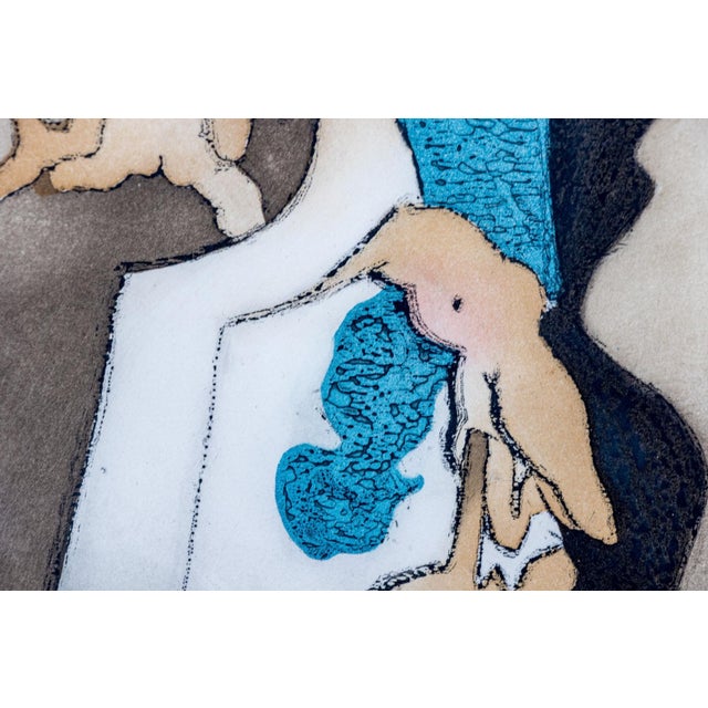 1970s "En Chair Et en Or" (In Flesh and Gold) - A Striking Aquatint Etching by Dorothea Tanning (1973) For Sale - Image 5 of 5