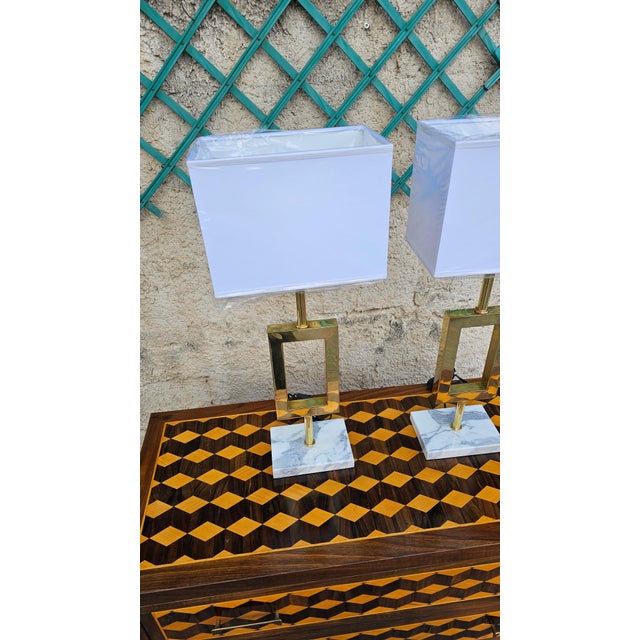 Frame Lamps, 1970s, Set of 2 For Sale - Image 9 of 18