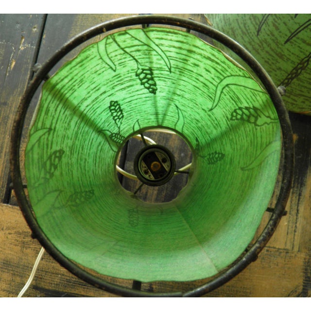 1950s Atomic Mid-Century Modern Ufo Saucer Shade Table Lamp For Sale - Image 11 of 13
