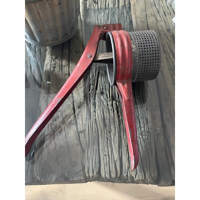 3 Antique American Kitchen Ware Accessories For Sale - Image 4 of 5