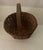 Traditional 19th Century Traditional Hand-Woven Northeastern American Wood Splint Gathering Basket. For Sale - Image 3 of 11