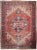 1920's Antique Deep Red and Blue Coloring Rug 10 6 X 13 For Sale - Image 13 of 13