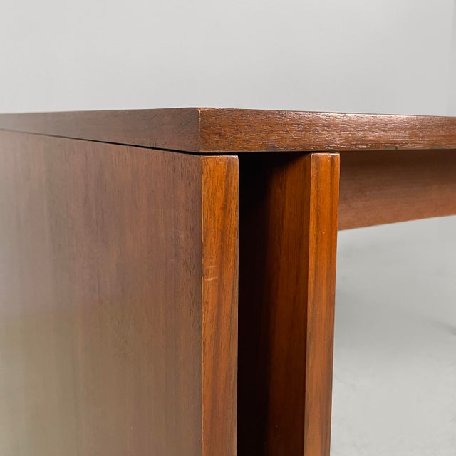 Vintage Italian Extendable Wooden Dining Table from Poggi, 1970s For Sale - Image 9 of 16