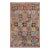 Early 21st Century Shabby Chic Kilim Blue Rust Wool Rug For Sale