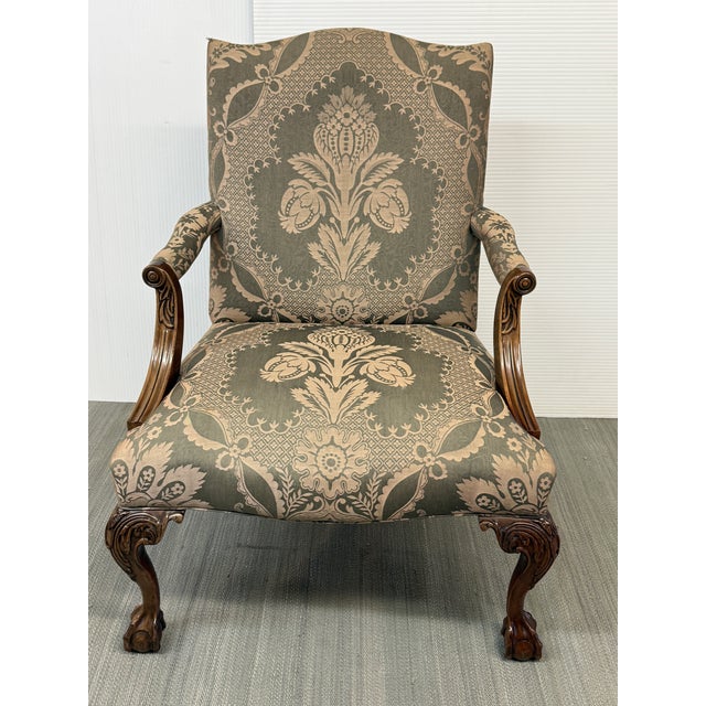 Design Plus Gallery presents a Gainsborough-Style Lounge Chair from the Connoisseur Collection by Southwood Furniture. The...