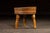 Rustic Early 20th Century Round Butcher Block Coffee Table on Wooden Legs For Sale - Image 3 of 7