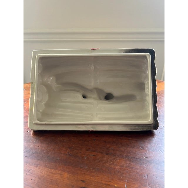 Vintage Lidded Ceramic Asparagus Serving Piece For Sale - Image 10 of 11