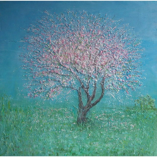"Apple Blossom" Contemporary Impressionist Painting by Carolyn Miller For Sale
