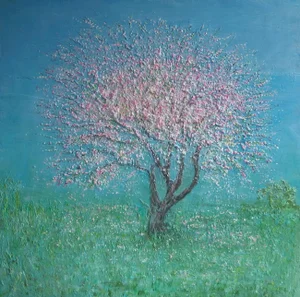 "Apple Blossom" Contemporary Impressionist Painting by Carolyn Miller